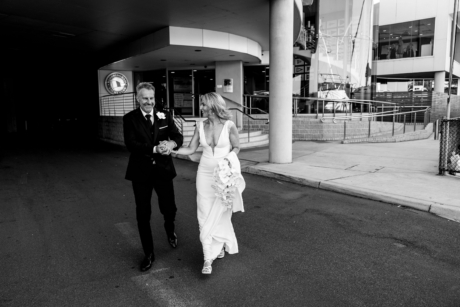 bride and groom sandringham yacht club